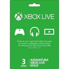 Gift Card Xbox Live Gold Meses Cart O F Sico