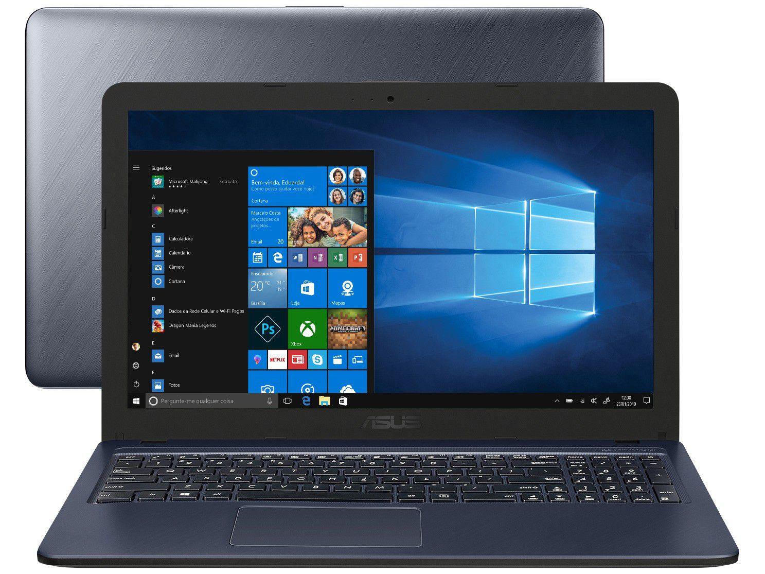 Notebook Asus Vivobook X543ua Dm3459t Intel Core I3 4gb 256gb Ssd 15