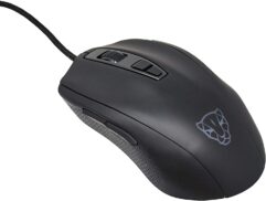 Mouse V60 Preto 7 Botões 5000 DPI RGB Sensor PMW3325 Gamer, MOTOSPEED