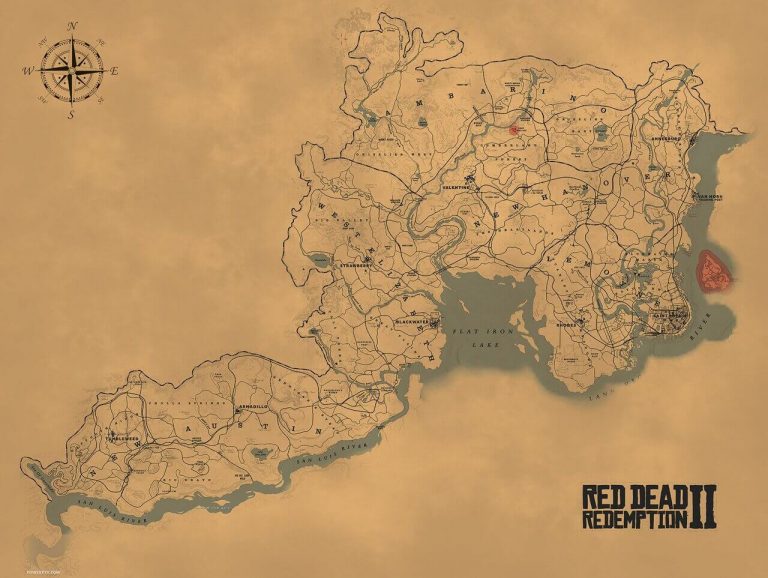 Панорамная карта rdr 2