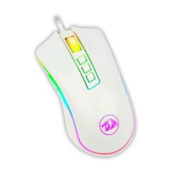 Mouse_Redragon Cobra Lunar White Chroma RGB Sensor Pixart 10000DPI