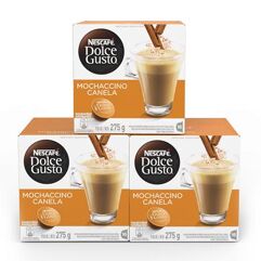 [APP/AME]_3 Caixas de Cafe Mochacinno Canela Dolce Gusto