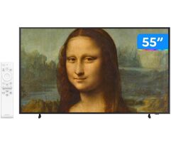 Smart TV 55” 4K QLED Samsung The Frame VA 120Hz Wi-Fi Bluetooth Alexa Google QN55LS03BA