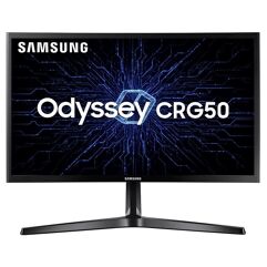 Monitor_Gamer Samsung Odyssey 23.5´ LED, Curvo, 144 Hz, Full HD, FreeSync, HDMI/DisplayPort - LC24RG50FZLMZD