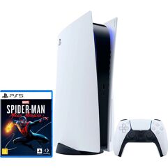 Console Playstation 5 Com Leitor de Discos + Game Marvel's Spider-Man Miles Morales PS5