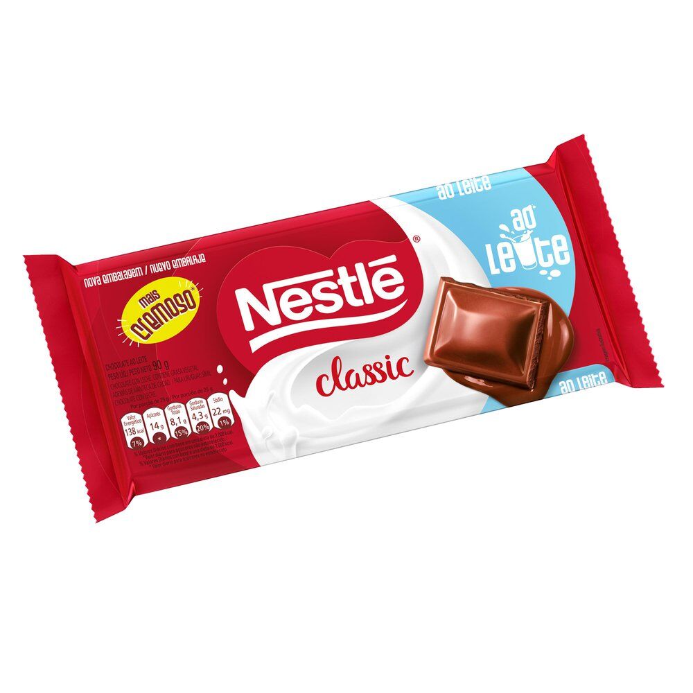 Ganhe um Tablete de Chocolate Nestlé Classic® ao Leite de graça