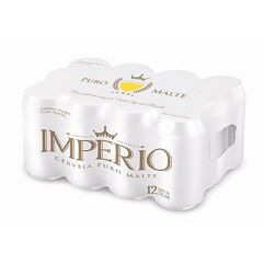 Cerveja Império Pilsen Lata 269ml 12 Unidades