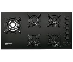 Cooktop 5 bocas Brastemp com quadrichama e timer touch Bivolt BDT85AE