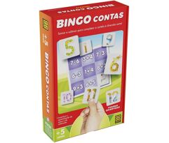 Jogo de Tabuleiro Bingo Contas GROW