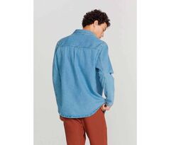 Camisa Jeans Overshirt Masculina