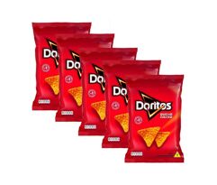 Kit 5 Doritos Elma Chips Sabor Queijo Nacho 140g Doritos