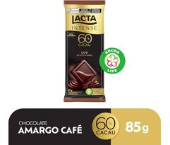 Chocolate Lacta Intense Amargo 60% Cacau Café 85g