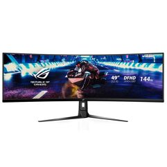 Monitor Gamer Asus ROG Swift 49' LED Ultra Wide 144 Hz DFHD FreeSync Premium HDR 10 100% sRGB HDMI/DisplayPort Som XG49VQ