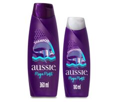 Shampoo Aussie Mega Moist 360ml + Condicionador 180ml