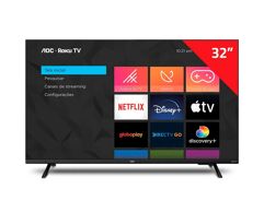 Smart TV 32" AOC Roku D-LED 3 HDMI 1 USB Wi-Fi Alexa Dolby 32S5135/78G