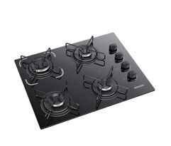 Cooktop 4 Bocas Itatiaia Essencial Mesa de Vidro