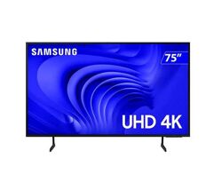 Smart Big TV Samsung 75" UHD 4K 2024 Crystal 4K Gaming Hub Alexa 75DU7700