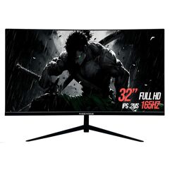 Monitor Gamer Rise Mode Retina 32" Full HD Curvo 165hz IPS HDMI e DisplayPort sRGB 99% Suporte Vesa Preto RM-MOG-32C165FH-B