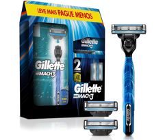 Kit Gillette Mach3 Aparelho de Barbear 1 Ud + Cargas 3 Uds