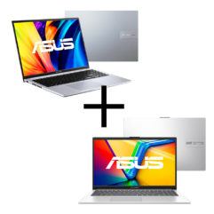 Combo Notebooks ASUS VivoBook 16 Intel i7 W11 X1605ZA-MB310W + ASUS Vivobook Go 15 Intel i3 KeepOS E1504GA-NJ447