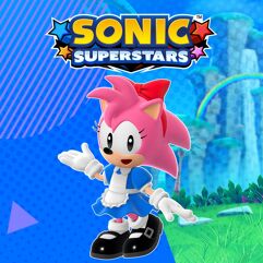 [DLC] Traje Amy Garçonete Retrô do Sonic Superstars Ficou Grátis para Resgate para PS4, PS5, Xbox, Switch e PC