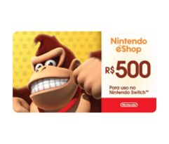 Gift Card Digital Nintendo eShop de R$500