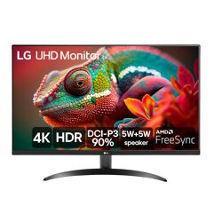 Monitor LG UHD 4K Tela de 32", 4K, DCI-P3 90%, HDMI, Display Port, HDR10, AMD Free Sync. Dynamic Action Sync, Black Stabilizer, MaxxAudio, UltraHD - 32UR500-B