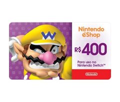 Gift Card Digital Nintendo Switch eShop de R$400