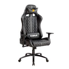 Cadeira Gamer KBM! GAMING Hailstorm CG450, Preta, Com Almofadas, Reclinável, Descanso de Braço 2D KGCG450PT