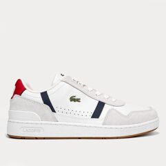 Tênis Lacoste T-Clip Court Sneakers Masculino Branco+Marinho