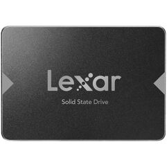 SSD SATA Lexar NS100, 512GB, 2.5", Leitura 550MB/s, Preto LNS100-512RBNA