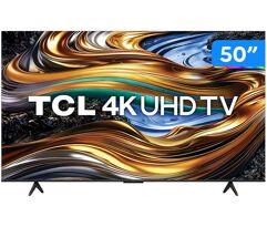 Smart TV 50" 4K UHD LED TCL 50P755 Wi-Fi Bluetooth 3 HDMI 1 USB