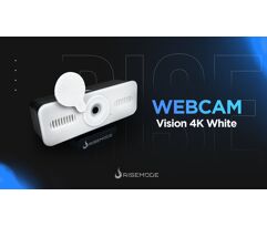 Webcam Rise Mode Vision 4K 30 FPS Microfone Digital USB Branco RM-WECM-4K-W