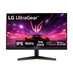 Monitor Gamer LG UltraGear 24" Full HD IPS 180Hz 1ms DisplayPort e HDMI NVIDIA G-SYNC AMD FreeSync? HDR10 sRGB 99% 24GS60F-B