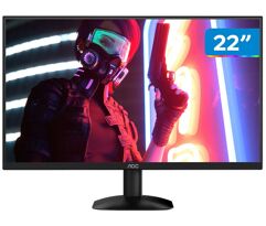 Monitor 100Hz Full HD Widescreen 1ms AOC Série B35 22B35HM2 22" VGA HDMI