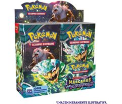 Box Display Pokémon TCG Escarlate E Violeta 6 Mascaras De Crepúsculo