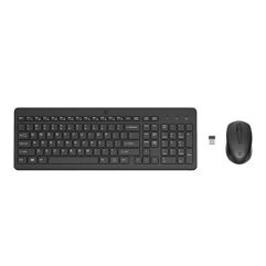 Kit Mouse e Teclado Sem Fio HP 330, Wireless, ABNT2, Com Teclado Numérico, Preto 2V9E6AAAC4