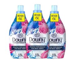 Kit Amaciante Downy Concentrado Brisa de Verão 1,5L 3 Unidades