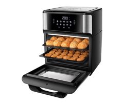 Fritadeira Elétrica Sem Óleo Air Fryer Oven 2 em 1 Mondial AFON-12L-BI 12L Digital – Preta/Inox