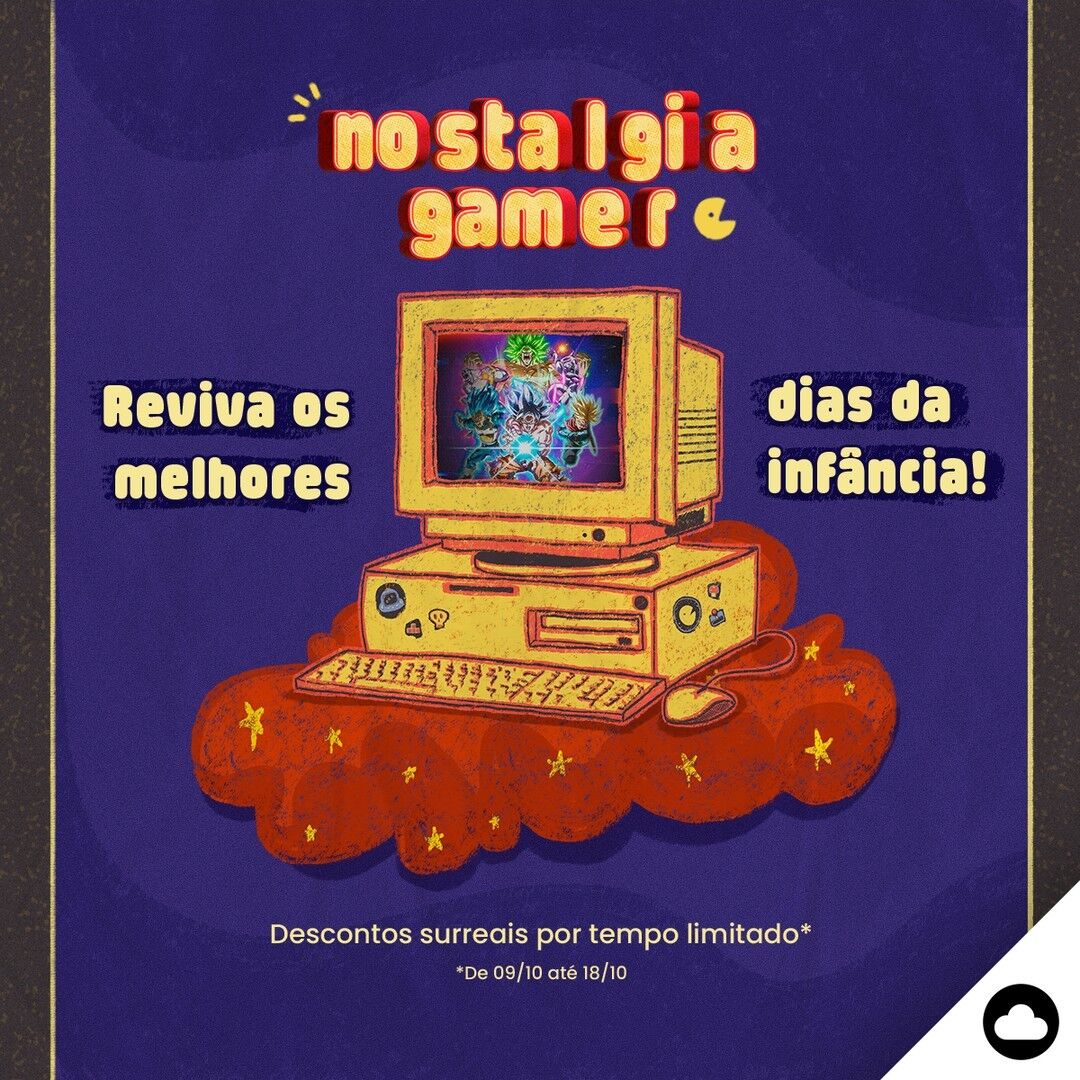 Promoção Nostalgia Gamer na Nuuvem