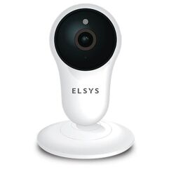 Câmera de Segurança Elsys Wi-Fi, Micro SD de Até 128GB, Full HD, Visão Noturna 10M, Branco/Preto Elsys - ESC-WY3F