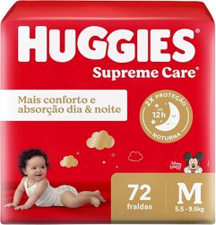 Huggies Fralda Supreme Care M 72 Un