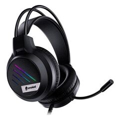 Headset Gamer Evolut EG306 Lesh LED Driver 50mm 3.5mm Preto EG306