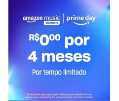 4 Meses Grátis de Amazon Music Unlimited