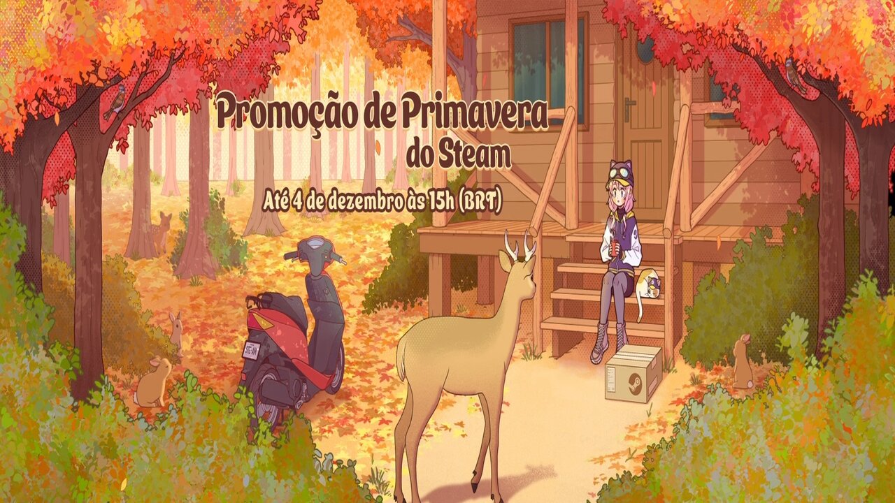 promoção de primavera da Steam