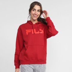 Moletom Fila Comfort Letter Capuz Feminino