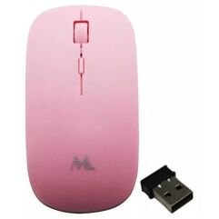 Mouse Mtek Pmf423p Sem Fio Usb Nano 1600dpi Rosa